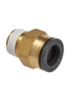 STRAIGHT MALE CONNECTOR 5/8" TUBE X 1/2" NPT (2)