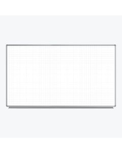 72 x 40 Wall-Mounted Grid Whiteboard