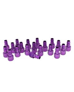 MIL761VC-20 image(0) - HighFlow Plugs, V-style Purple,1/4" FNPT