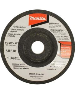 MAK741405-2-1 - 4"x5/8"x3/16" Grind Wheel 36gt