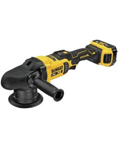 DWTDCM848P2 image(0) - DEWALT 20V MAX XR Cordless 5" Polisher Kit, Variable-Speed, Random Orbit