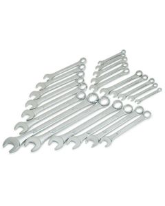 TIT17322 image(0) - 22-PC RAISED PANEL SAE METRIC WRENCH SET