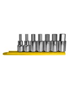 MAY16018 image(0) - 7PC SAE Hex Socket Bit Set