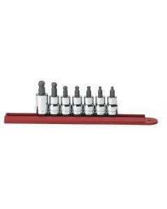 KDT80586 image(0) - 3/8DR BALL HEX SOCKET SET SAE