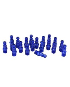 MIL783TC-20 image(0) - ColorFit Plugs, T-style Blue, 1/4" MNPT