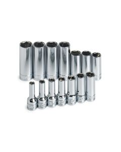 SKT1854 image(0) - SOCKET SET 3/8IN. DRIVE 14PC METRIC DEEP 6 POINT