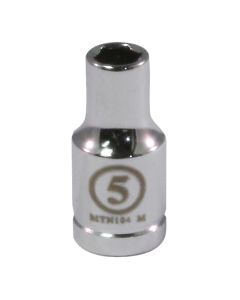 1/4" DRIVE 5MM 6 POINT SOCKET