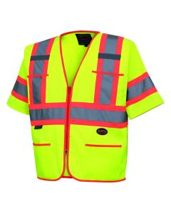 SRWV1023560U-XL - Polyester Sleeved Safety Vest