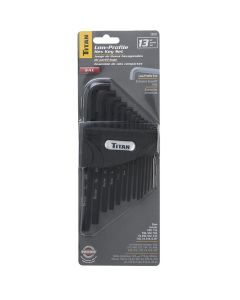 TIT12737 image(0) - 13-PC SAE LOW PROFILE HEX KEY SET