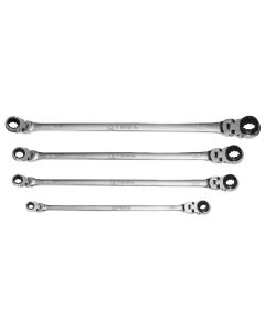 KTIXDRF7 image(0) - K Tool International 4 Pc. Sae Double Box Univ Spline 90 Tooth Rev Rat W