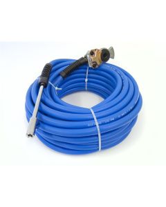 KEN26065 image(0) - Premium Reinforced Hybrid Air Hose - 65 Ft, 1/4" Brass Male Fitting, Max Pressure: 300 PSI, 3/8" I.D.