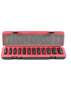 INT55100 image(0) - 1/2" 12 PC DP IMPACT SOCKET SET