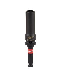 MLW49-66-5119 image(0) - Milwaukee Tool Shockwave Lineman's 12PT  3/8"& 1/2"  2-in-1 Socket