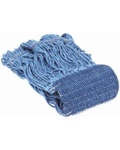 MRO08625386 image(0) - 5" Blue Head Band, Small Blended Fiber Loop End Mop Head