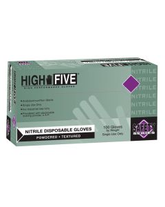 MFXN243 image(0) - LIGH POWDER INDUST GRADE NITRILE GLOVES LARGE