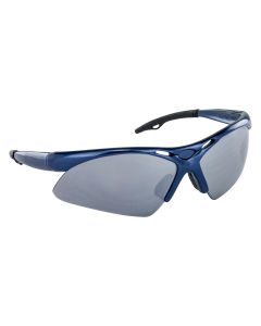 SAS540-0303 image(0) - Diamondback Safe Glasses w/ Blue Frame and Smoke Mirror Lens