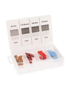 TIT45224 image(0) - 20 pc. 3-Blade Micro Fuse Assortment