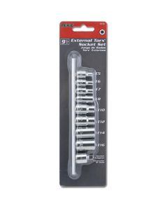 TIT16139 image(0) - 9PC EXTERNAL STAR SOCKET SET