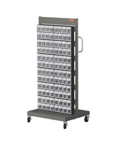 LDS1010543 image(0) - LDS (ShopSol) Mobile Parts Cart - Flip Out Bin, 192 Bins