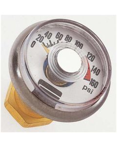 HALN-1510 image(0) - Haltec Haltec Large Bore Cap Gauge, 0-160 PSI