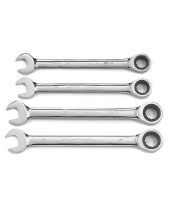 KDT9309D image(0) - 4 Pc. 12 Point Ratcheting Combination SAE Wrench Set