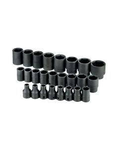 SKT4037 image(0) - SOCKET SET IMPACT 1/2IN. DRIVE 25PC MET STD 6 PT