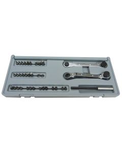 KAS5457 image(0) - 35 PC. RATCHETING BIT WRENCH SET