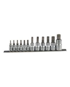 WLMW1335 image(0) - 12 Pc Star Bit Socket Set ChrV