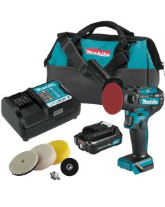 MAKVP01R1 image(0) - 12V max CXT® Li‑Ion Brushless 3" Polisher / 2" Sander Kit (2.0Ah)