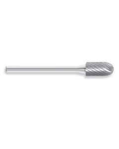 HTCSC-51 image(0) - SC-51 Solid Carbide Burr, Cylinder Shape, Radius End, Single Cut