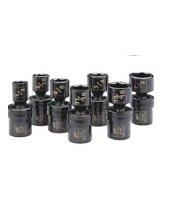 1/2" Drive SAE Universal Socket Set, 7 Piece