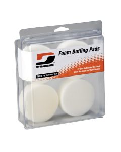 DYB76016 image(0) - 3" White Foam Polishing Pads (Four in clear Pkg.)