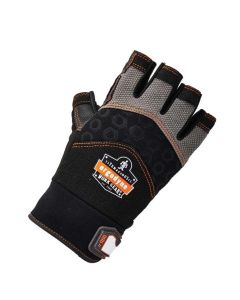 ERG17696 image(0) - 900 2XL Black Half-Finger Impact Gloves