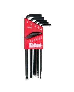 EKL13211 image(0) - HEX KEY SET 11 PC BALL END SAE LNG .050-5/16IN