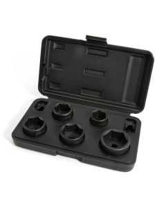 JSP42275 image(0) - 5-Piece 3/8-Inch Drive Low Profile Oil Filter Socket Set