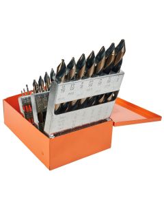 KNK29KK10 image(0) - KnKut KnKut 29 Piece Mechanics Length Step Point Drill Bit Set 1/16"-1/2" by 64ths