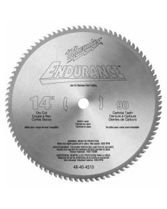 MLW48-40-4510 image(0) - Milwaukee Tool 14" Thin Metal Cutting Circular Saw Blade