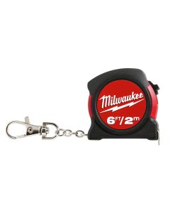 MLW48-22-5506 image(0) - Milwaukee Tool 6 ft / 2 m Keychain Tape Measure