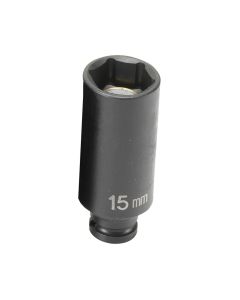 GRE915MDG image(0) - SOC 15MM 1/4D IMP MAG 6PT DP BLK