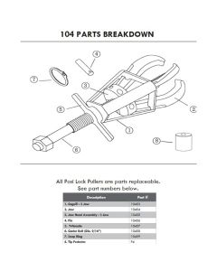 POS10454 image(0) - JAW FOR 104/204/107/STD JAW FOR TJ-3 PULLER