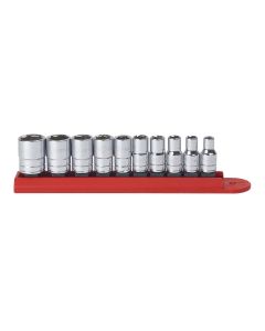 KDT80303 image(0) - 10PC 1/4" DRIVE 6PT SAE SOCKET SET