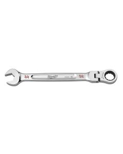 MLW45-96-9818 image(0) - Milwaukee Tool 3/4" Flex Head Ratcheting Combination Wrench