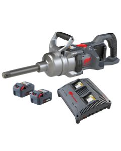 IRTW9691-K2E image(0) - 20V 1" D-Handle High Torque Impact Wrench w/Ext 6" anvil - 2-battery kit