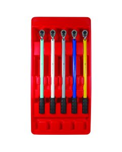 INT42005 image(0) - 5pc PRESET TORQUE WRENCH SET