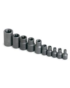 SOCKET SET TORX EXTERNAL 10PC 1/4 & 3/8IN. DRIVE