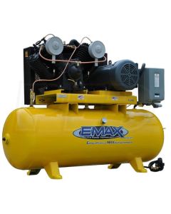 EMXEP07H080V3 image(0) - Compressor 7.5 HP 2 Stg 3 Ph Horz 80 Gal