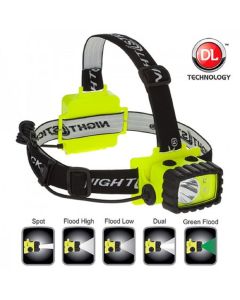 BAYXPP-5458G image(0) - BAYCO NIGHTSTICK LED HEADL AMP WHITE AND GREEN LED'S HI-VIZ GREEN BASE