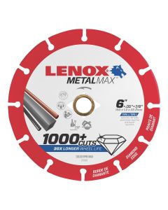 LEX1972923 image(0) - Metal Max 6" DIAM CUTOFF WHEEL AG/CS 7/8"