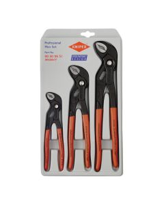 KNP3X87 image(0) - 3 Pc. Cobra Plier Set 7", 10", 12"