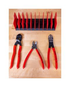 KNP9K-00-80-137-US image(0) - 3-Piece Cutting Pliers Set with FREE 10-Piece Tool Holder